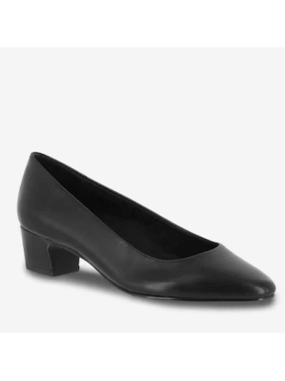 Easy Street Prim Black Block Heel Pump - NWT